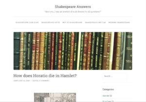 Shakespeare Answers Header Image