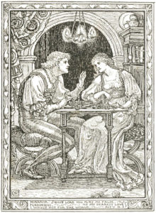 Miranda and Ferdinand play chess