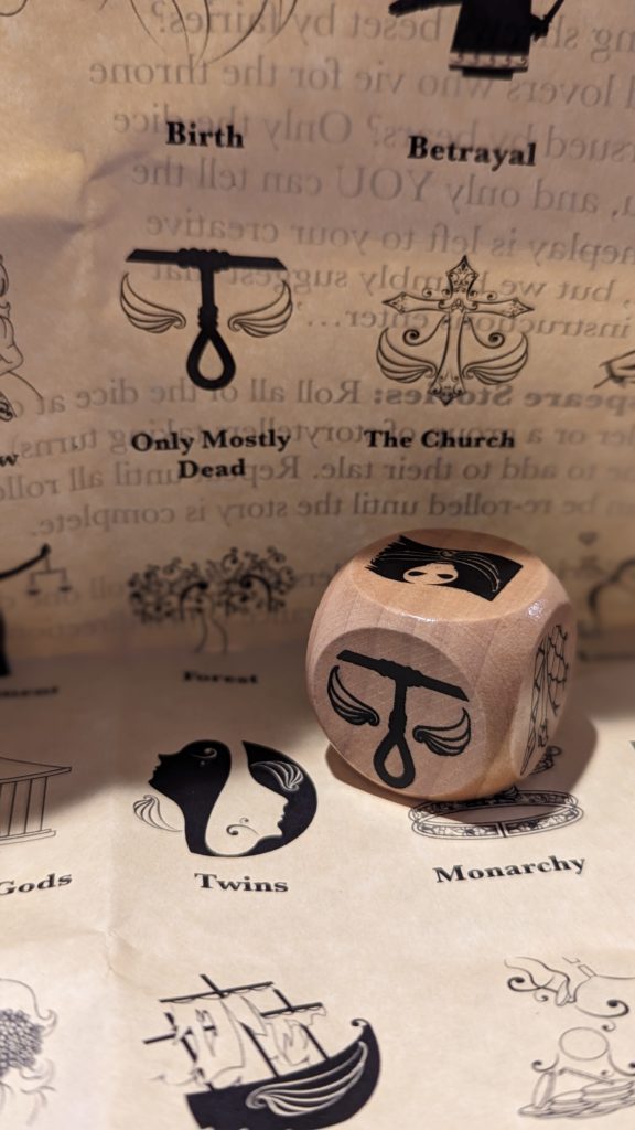 Shakespeare's Plot Device Dice by Upstart Crow Creations