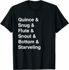 Quince and Snug and Flute and Snout