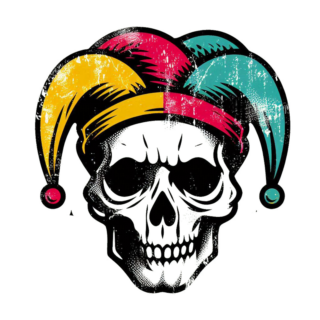 Alas, Poor Yorick Jester Skull