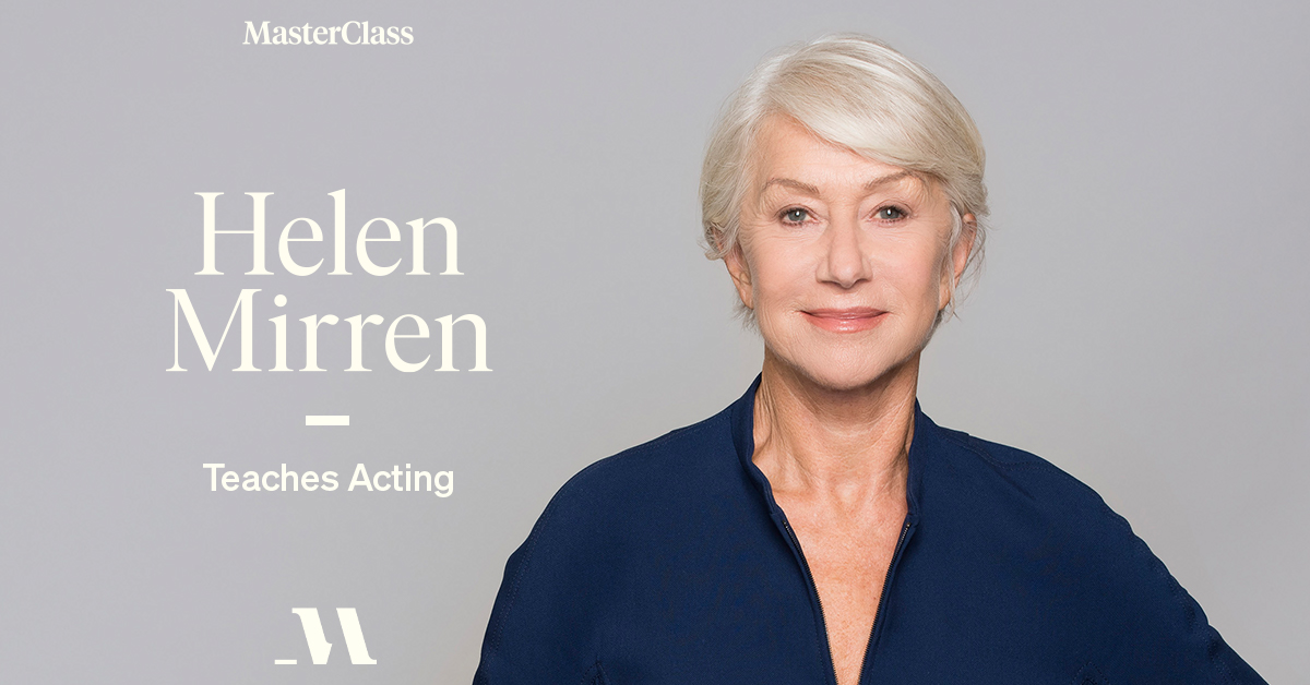 Helen Mirren Teaches Acting
